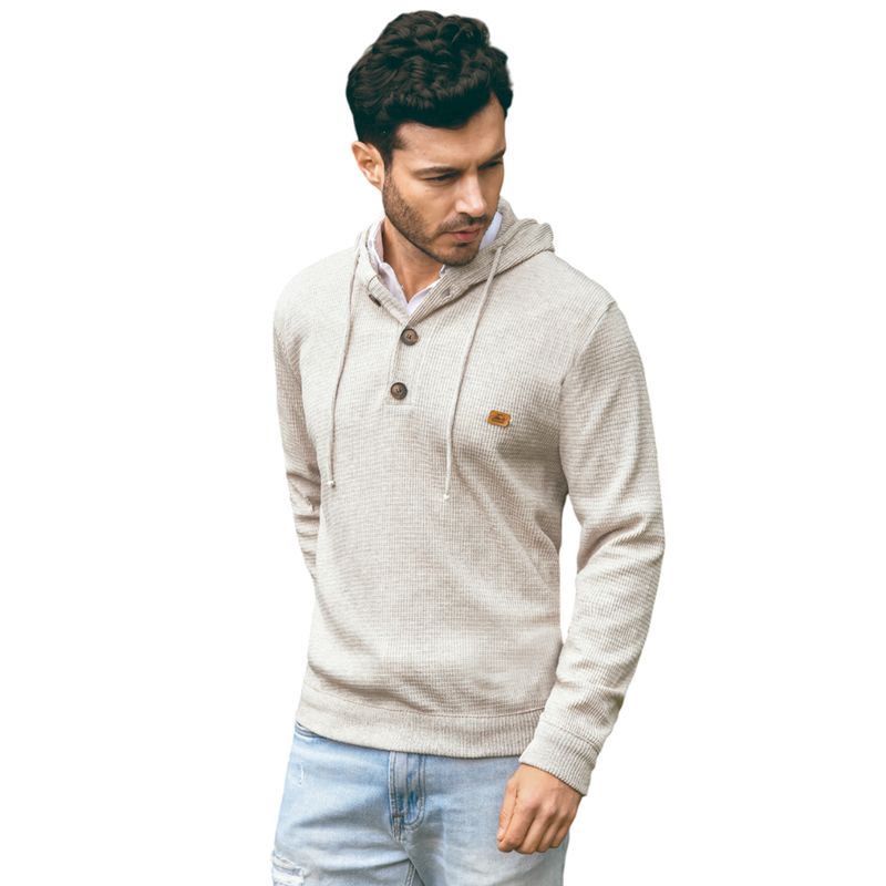 GENERICO - Buzo Buso Saco Hombre Con Capota Casual Liviano Urbano Moda Masculina