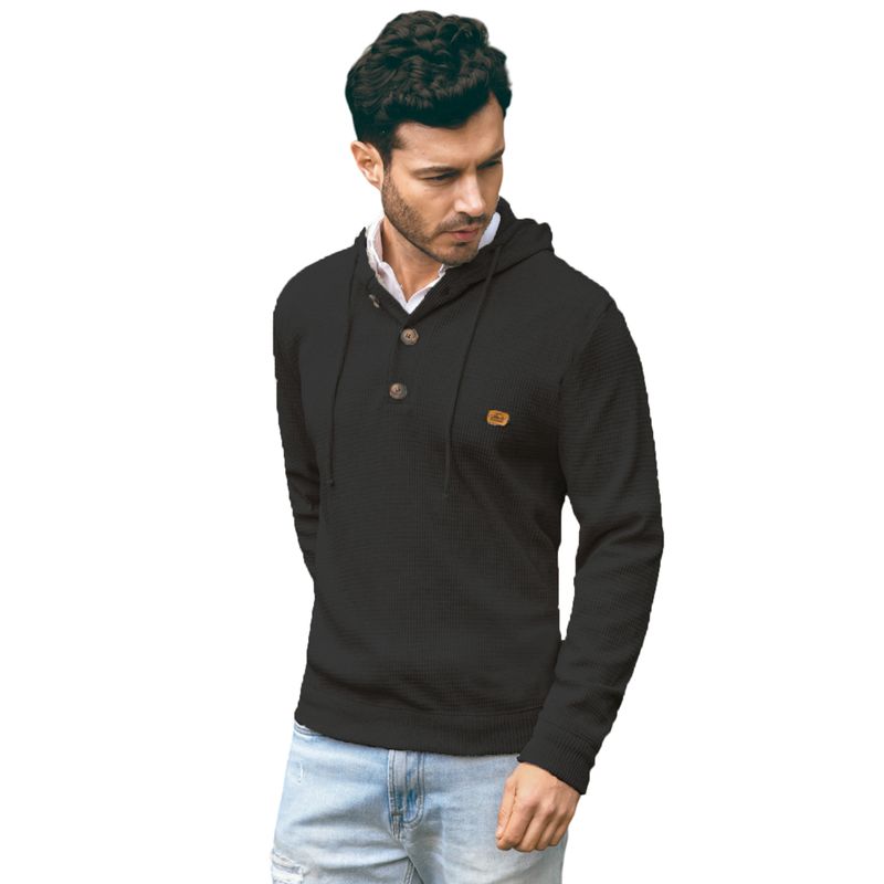 GENERICO - Buzo Buso Saco Hombre Con Capota Casual Liviano Urbano Moda Masculina