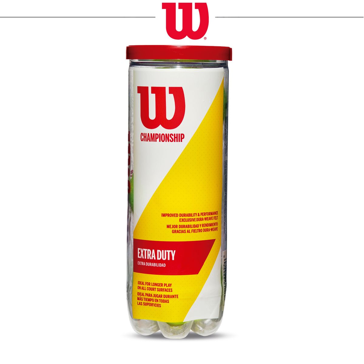 WILSON - Combo 12 Tarros Pelotas de Tenis Wilson Championship Extra Duty X3P