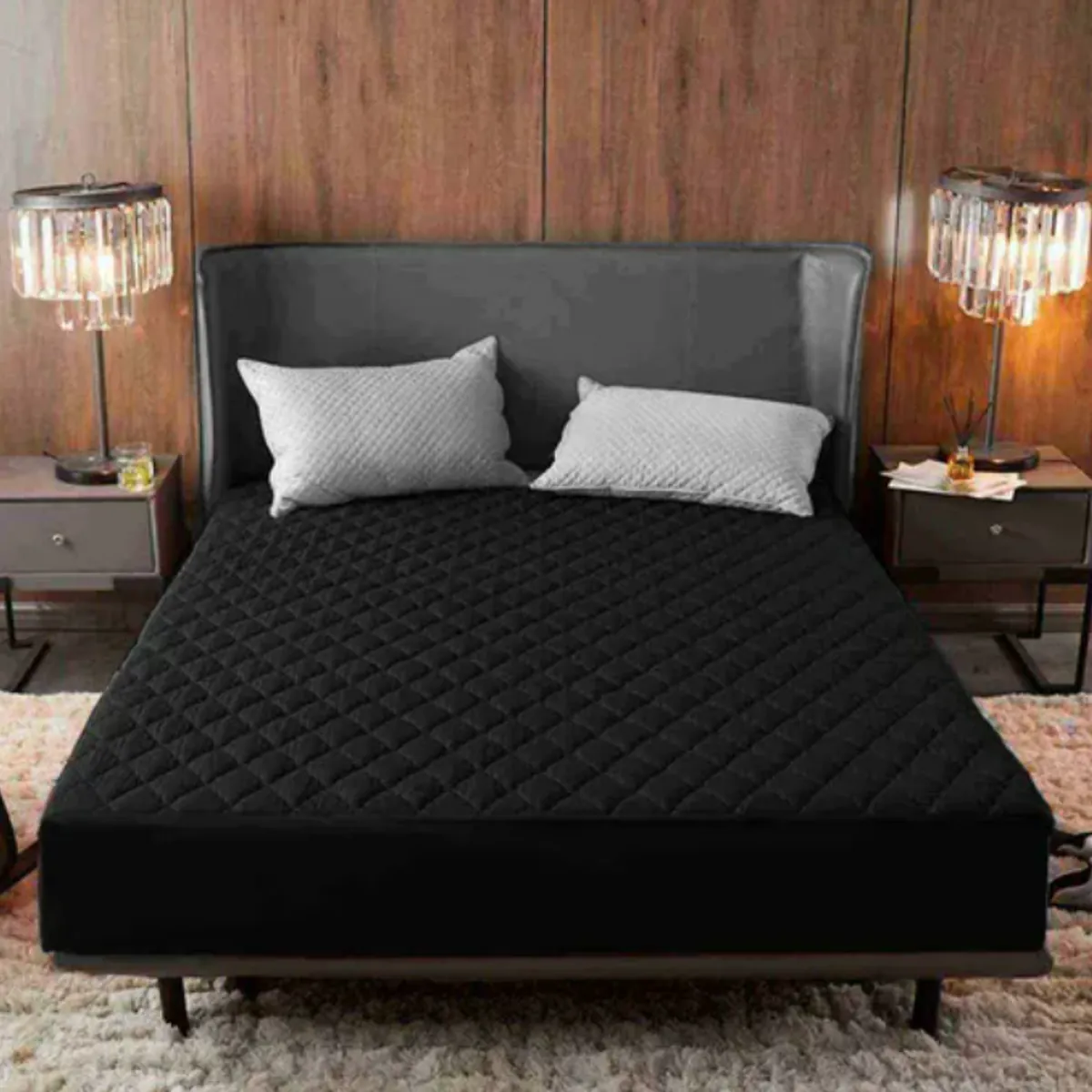 GENERICO - Protector De Colchón Antifluido Impermeable Semidoble