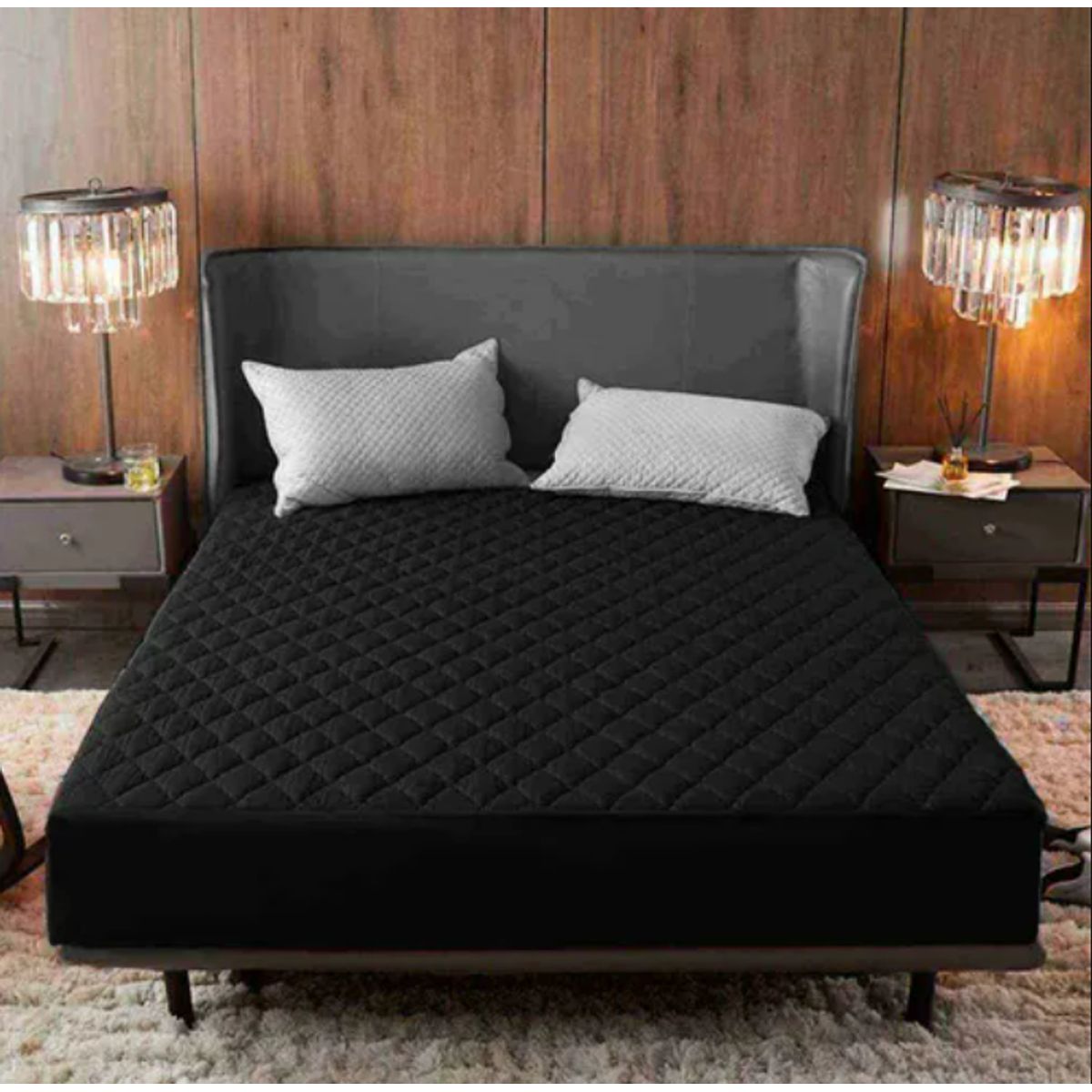 GENERICO - Protector De Colchón Antifluido Impermeable Semidoble