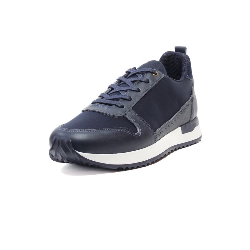 MOOPY - TENIS CUERO AZUL HOMBRE MOOPY AR003