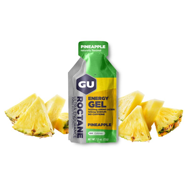 GU - Gel Roctane Piña sin cafeína Marca GU caja x 24 unidades