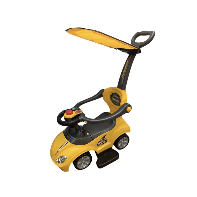 EBABY - Carro Montable Para Niños Con Guia Musical Luces Capota