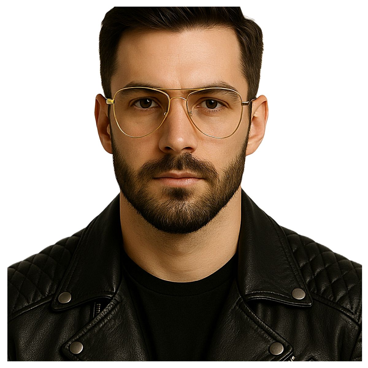 BUHO PARIS - Montura Oftalmica Aviador en Acero de Alta Calidad