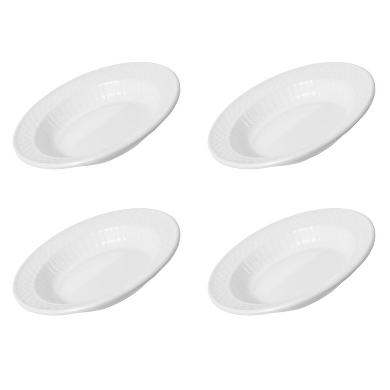 RAMITECH - Plato Pando Blanco Torenyx 15Cm 4 Unds