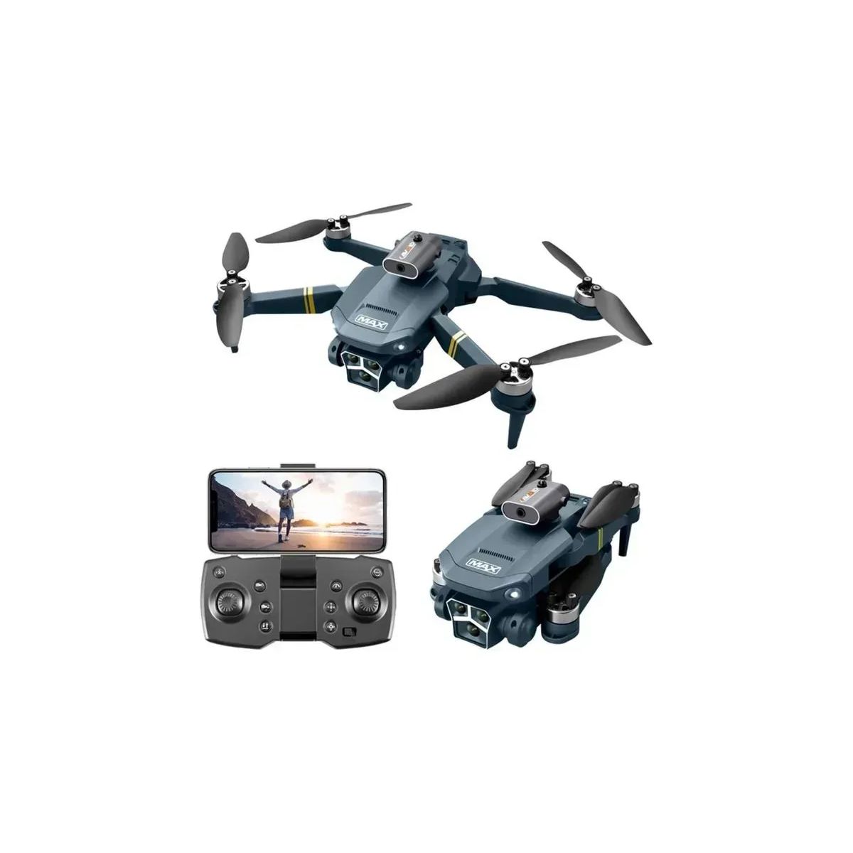 GENERICO - Drone Plegable M3 Max con Doble Cámara HD 720p