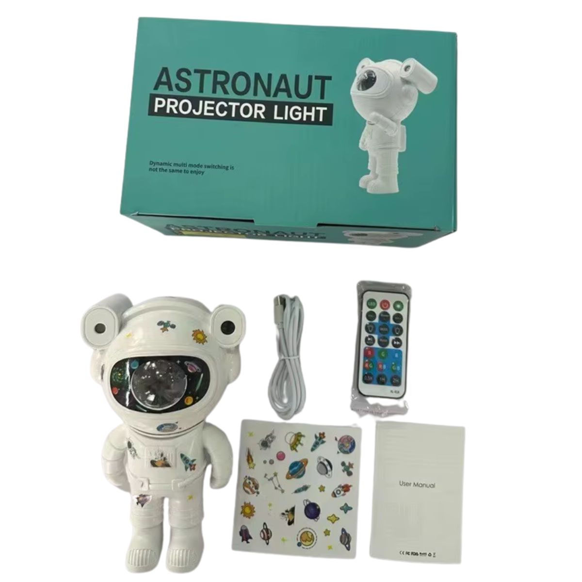 GENERICO - Astronauta Proyector de Estrellas Luna Galaxia con Control