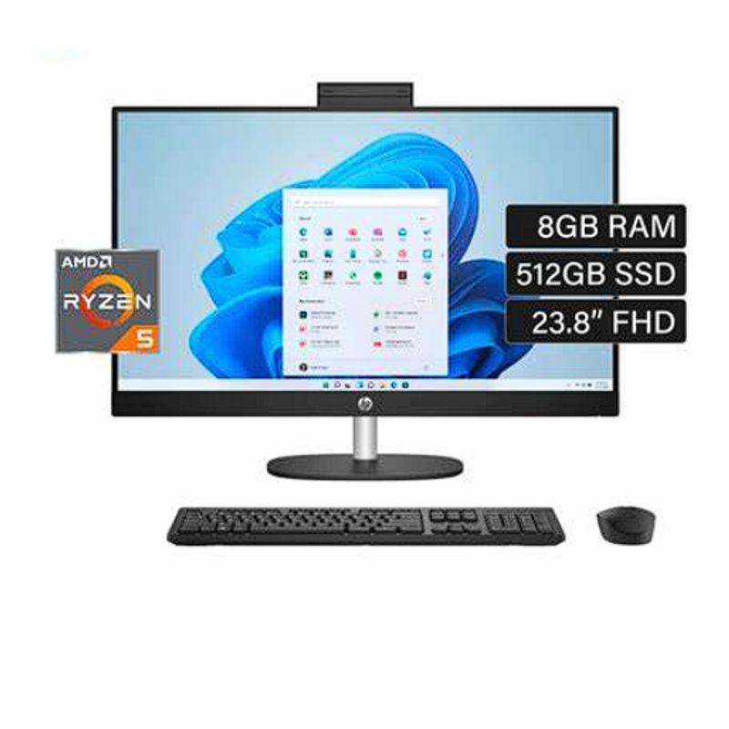 HP - HP 24-CR0007LA Ryzen 5 7520U 8GB 512GB SSD