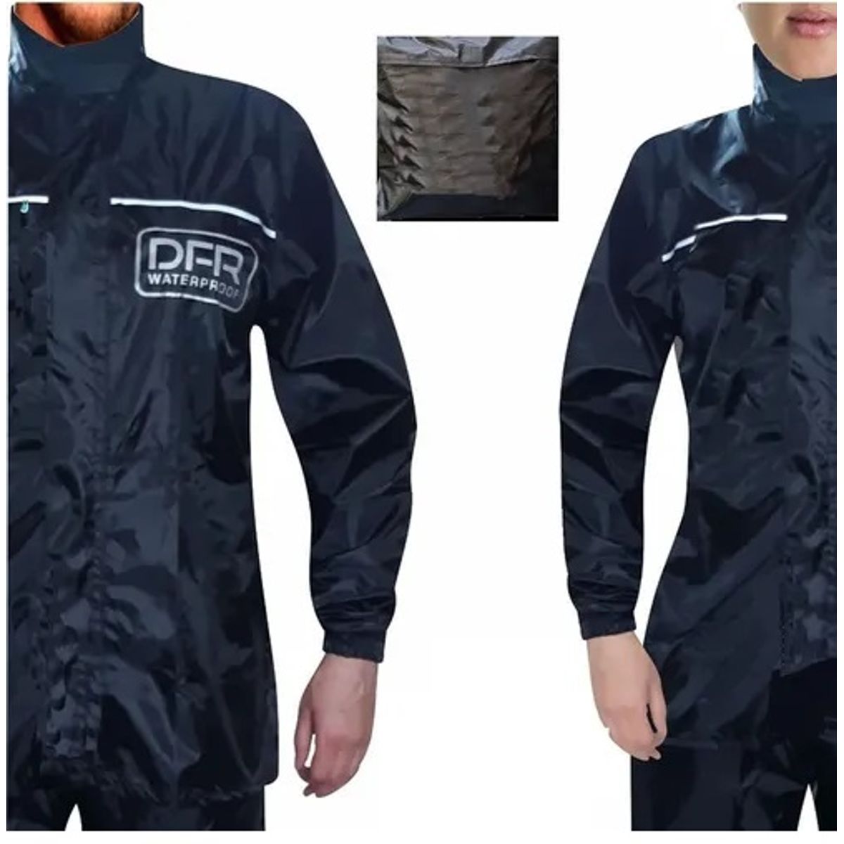 DR1 - Impermeable Tipo Sudadera 2 Piezas Hombre/mujer Talla L