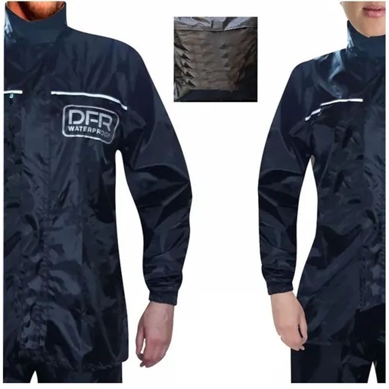 DR1 - Impermeable Tipo Sudadera 2 Piezas Hombre/mujer Talla XL
