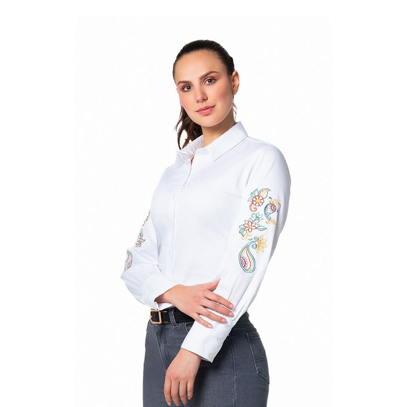 LEC LEE - Blusa Cuello Camisero para Mujer