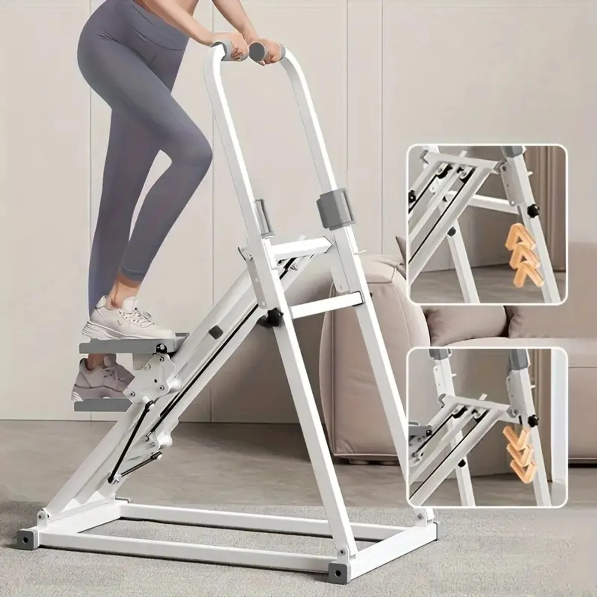 GENERICO - Escaladora Plegable Ejercicio Ajustable Gimnasio Casa