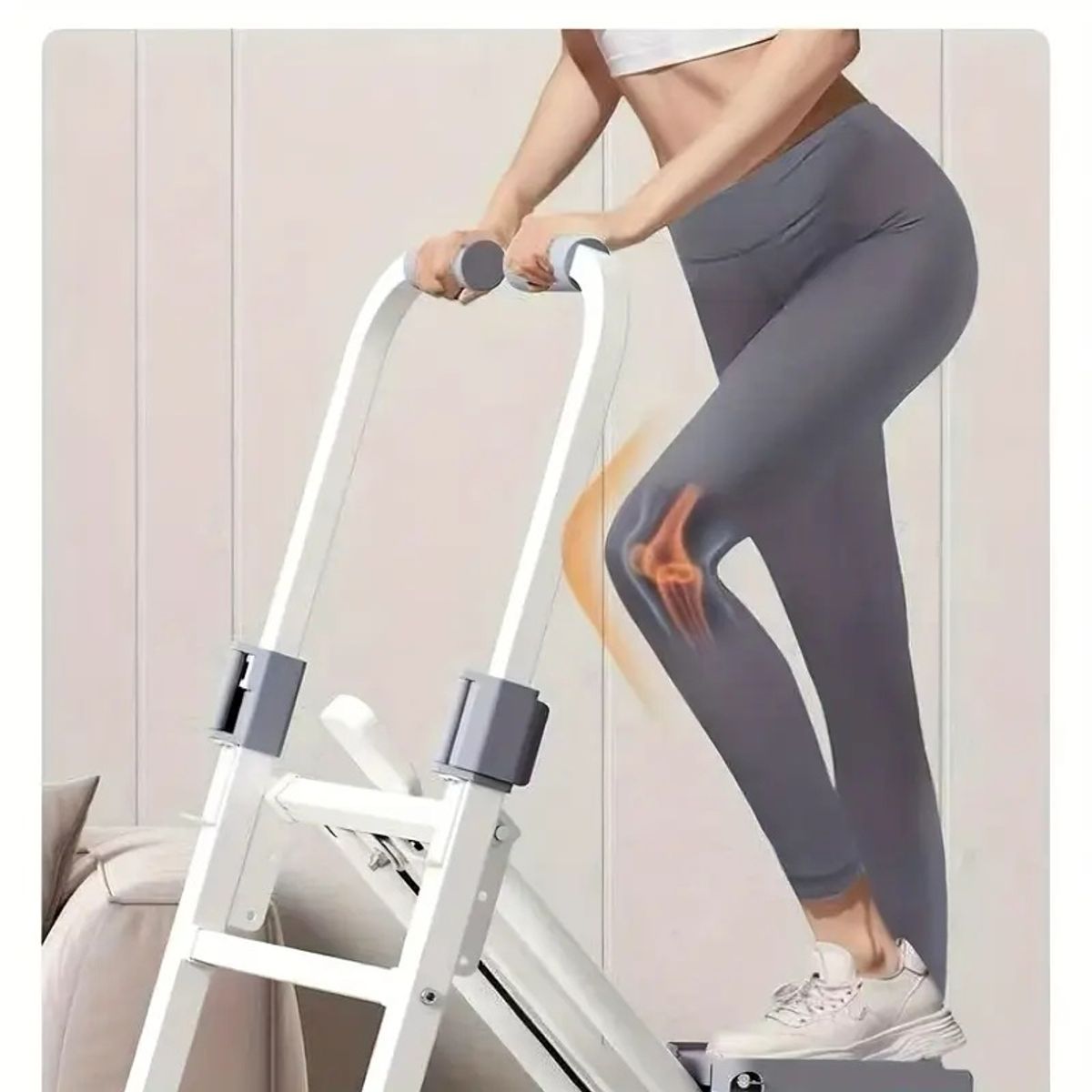 GENERICO - Escaladora Plegable Ejercicio Ajustable Gimnasio Casa