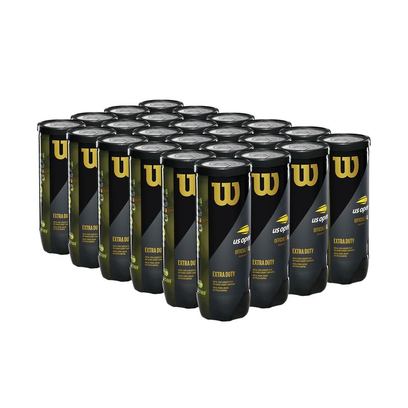 WILSON - Caja de Pelotas de Tenis Wilson US Open Extra Duty X24