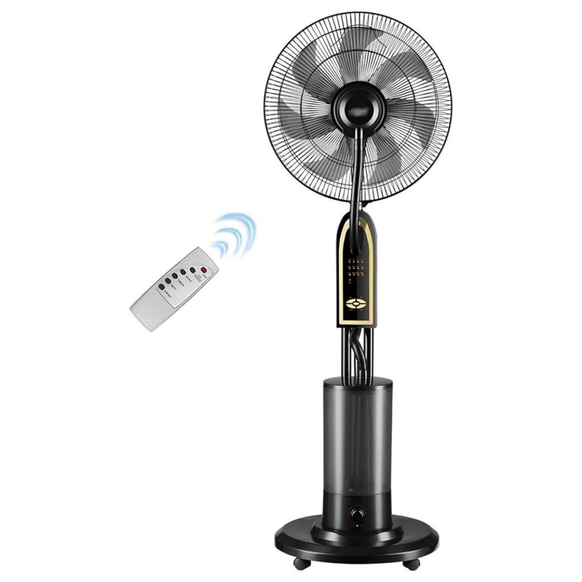 AMERICAN GENERICS - Ventilador De Pedestal 16 Pulgadas Con Control Remoto Y Purificador