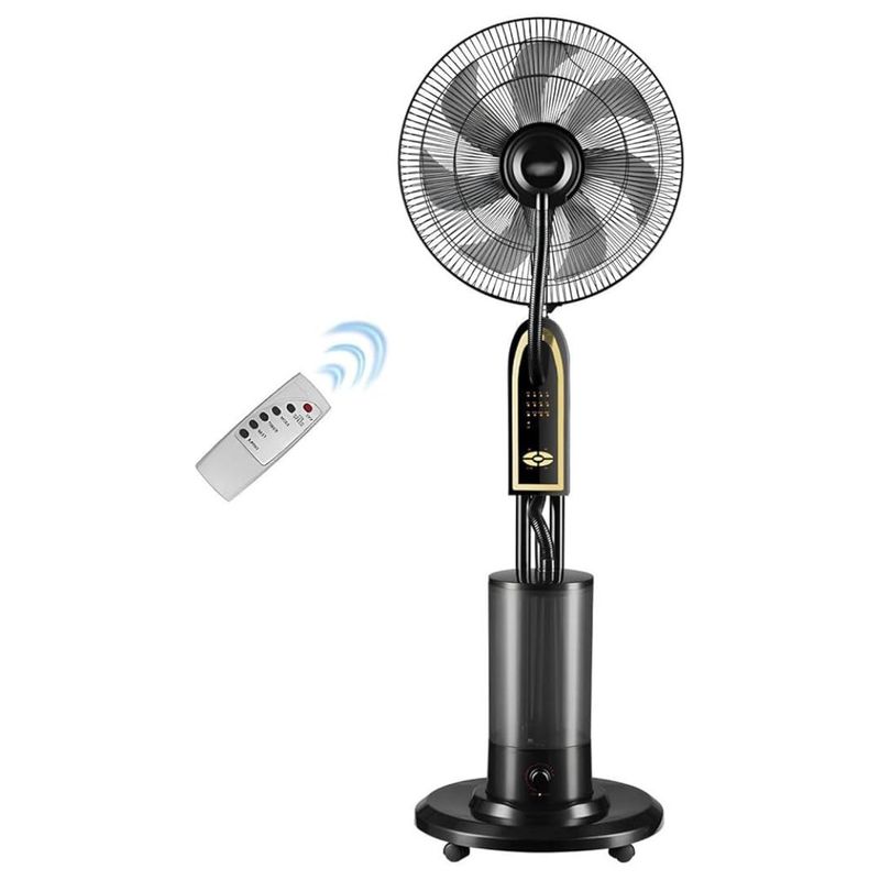 AMERICAN GENERICS - Ventilador De Pedestal 16 Pulgadas Con Control Remoto Y Purificador