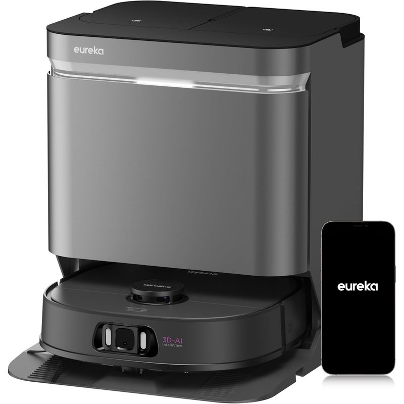 EUREKA - Robot aspirador Eureka J15 19000 Pa autovaciado mopa