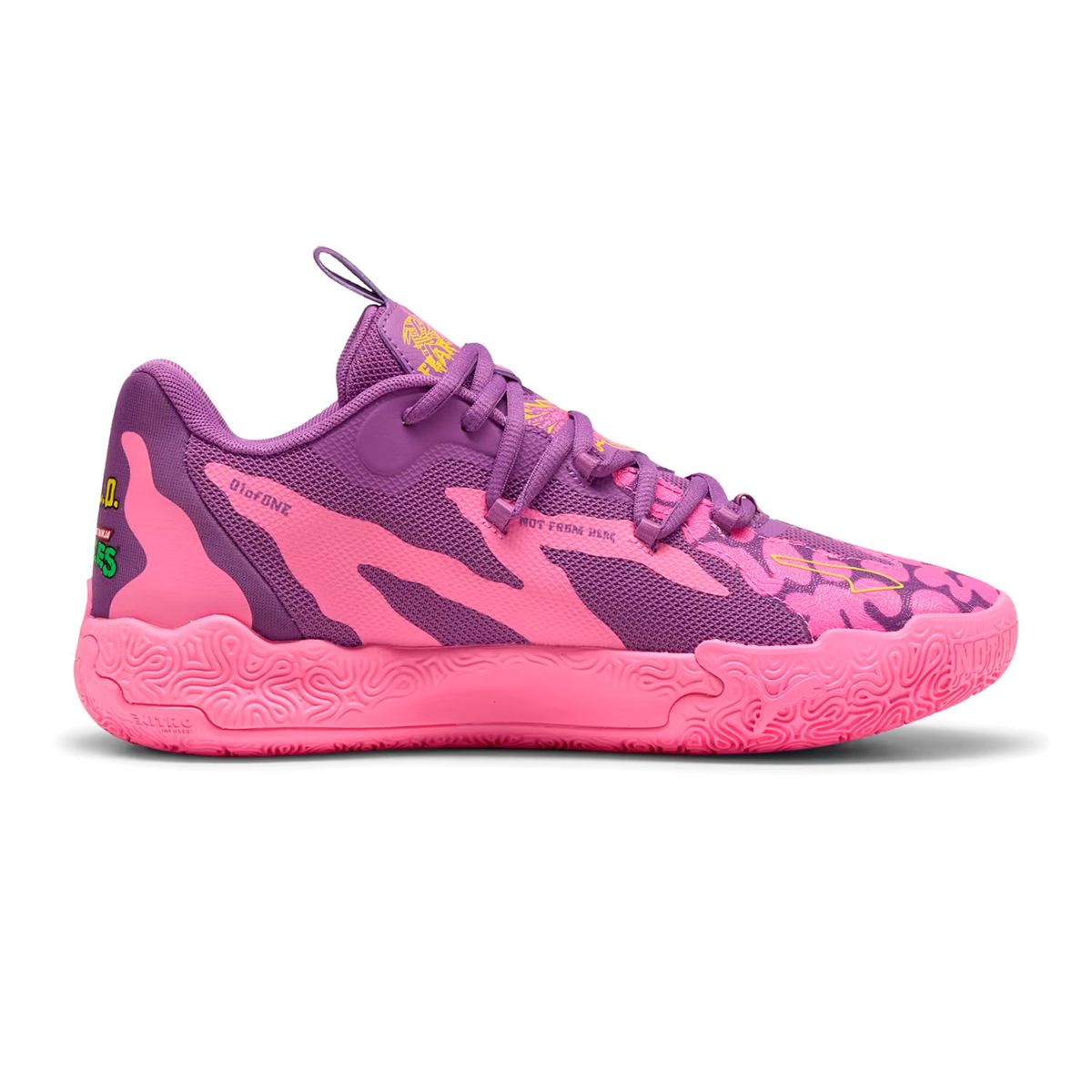 PUMA - Tenis Puma Multicolor Unisex Hoopd x Tortugas Ninja MB03 Lo Krang