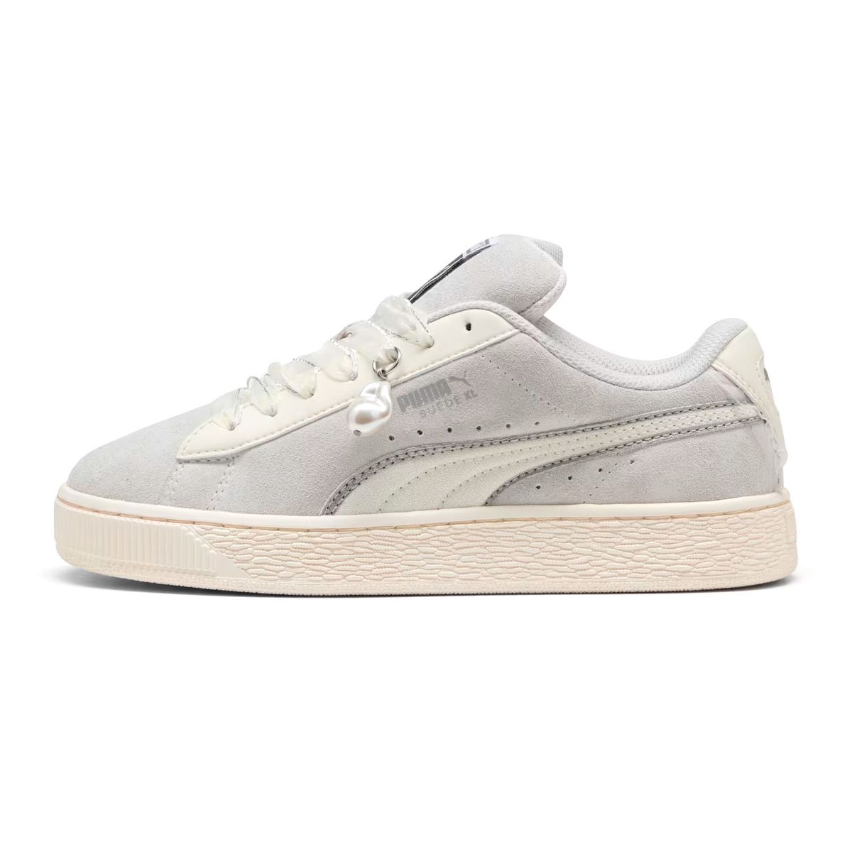 PUMA - Tenis Puma Gris Mujer Suede XL Glam Athletics Mujer
