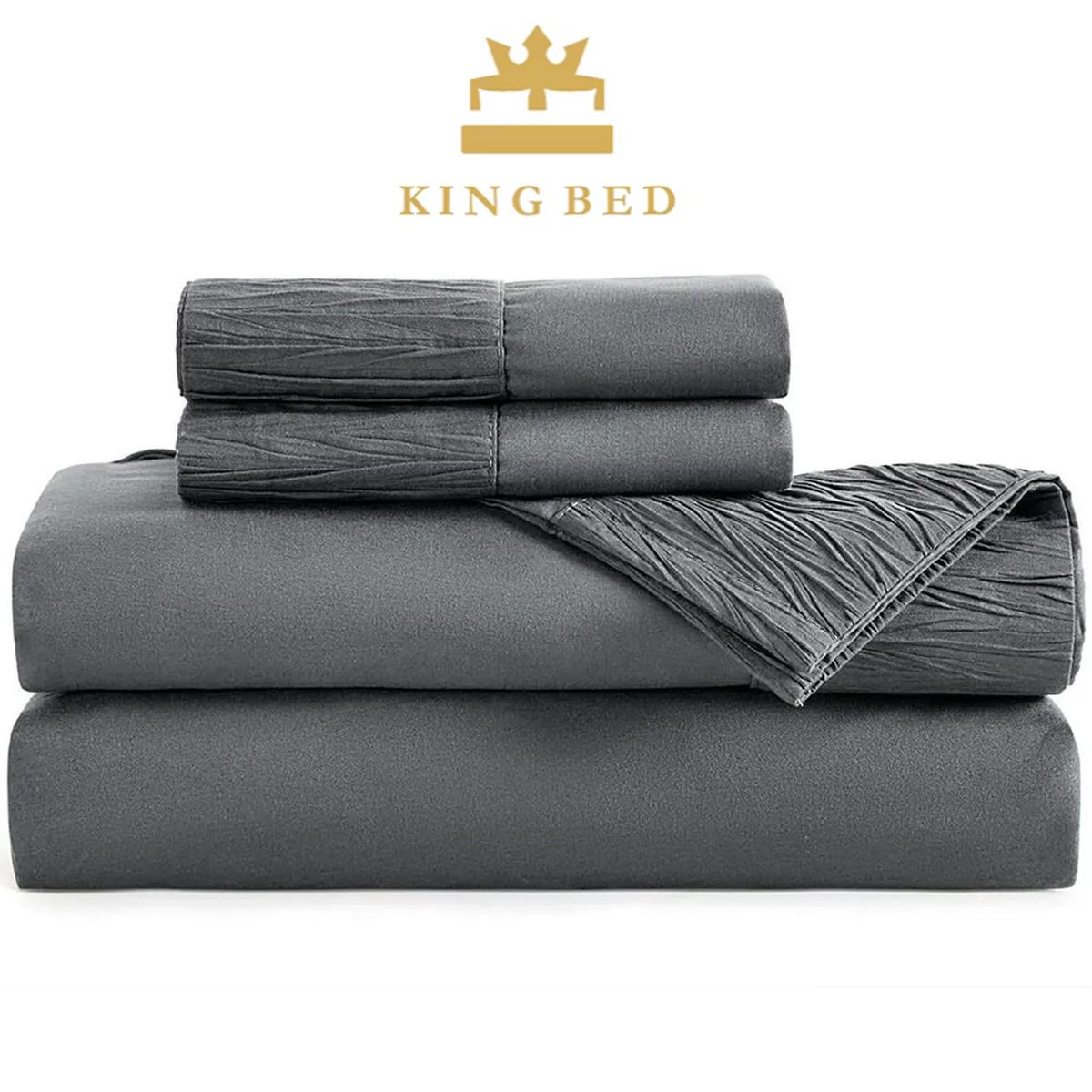 ONE PIXEL - Juego De Sabanbas King 4 Piezas 275x250cm One Pixel