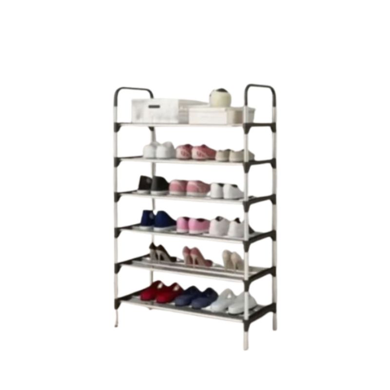 GENERICO - Organizador Zapatero Metálico 6 Niveles Shoe Rack