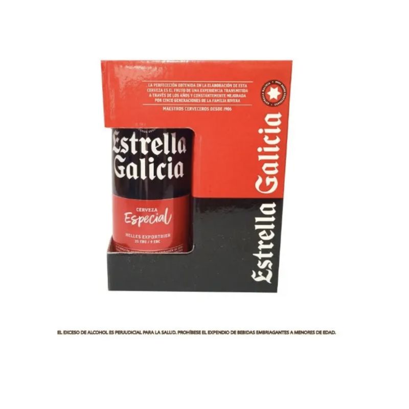 GENERICO - Estuche Pack Cerveza Estrella Galicia