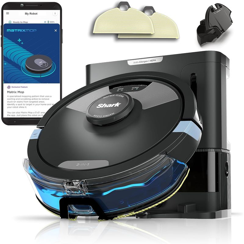 SHARK - Aspiradora y Mopa Robot Shark Sonic Mopping 2610WA