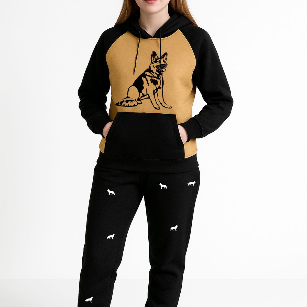 ARCTIC FOX - Pijama termica Mujer Pastor Alemán