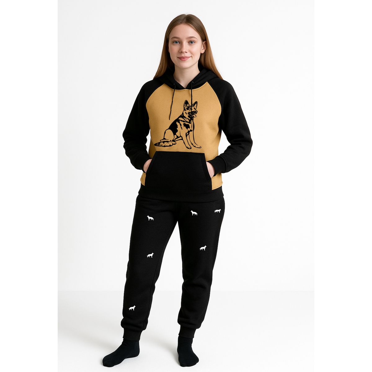 ARCTIC FOX - Pijama termica Mujer Pastor Alemán