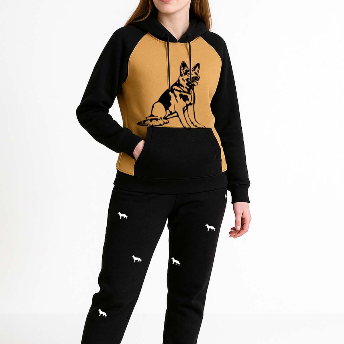 ARCTIC FOX - Pijama termica Mujer Pastor Alemán