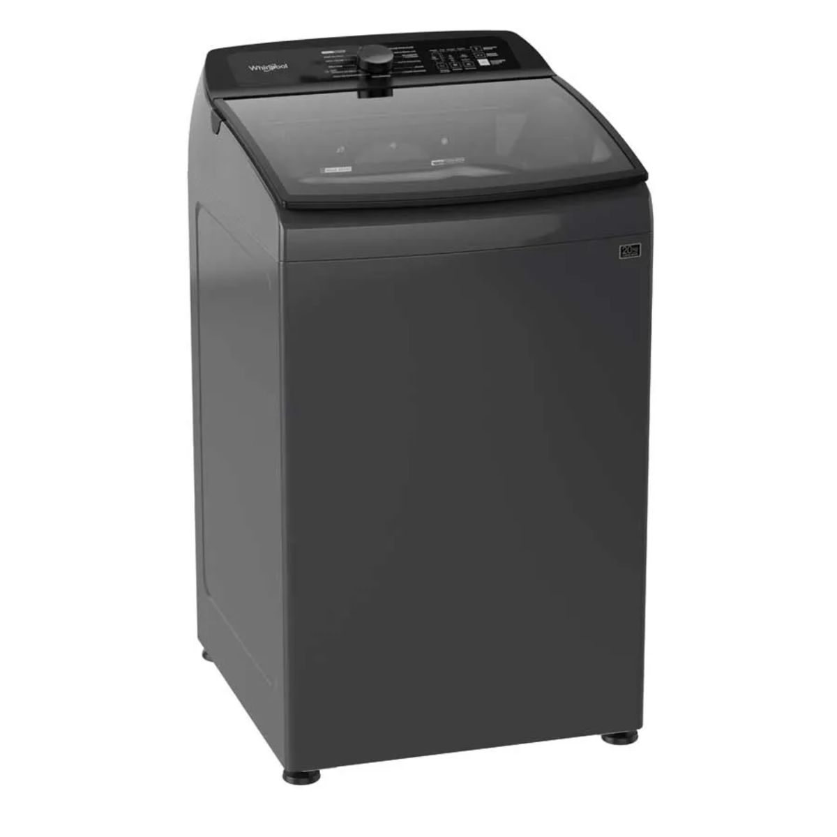 WHIRLPOOL - Lavadora  20 Kg Xpert Eco Agitador Gris Tempest WW20WTAHLA