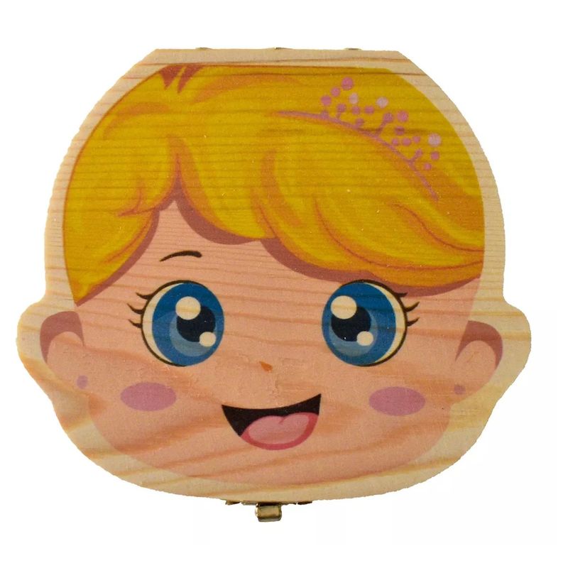 MUNDO BEBE - Caja raton Pérez para dientes de leche niña bebé