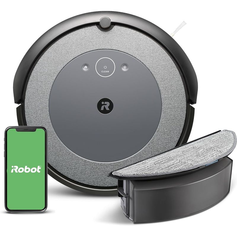 IROBOT - Aspiradora y Trapeadora iRobot Roomba Combo i5 Mapeo Inteligente