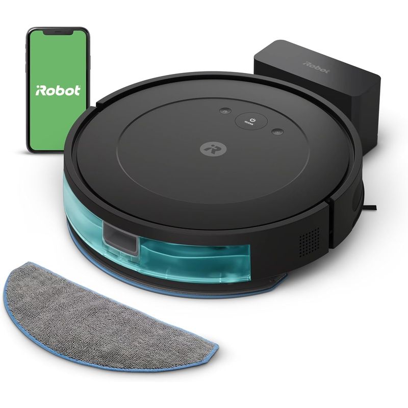 IROBOT - Aspiradora y mopa iRobot Roomba Y0140 Succión Potente Alexa