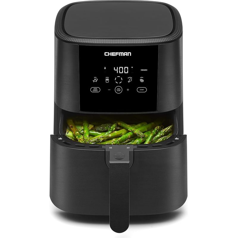 CHEFMAN - Freidora de Aire Chefman TurboFry 5 Quart Digital Compacta
