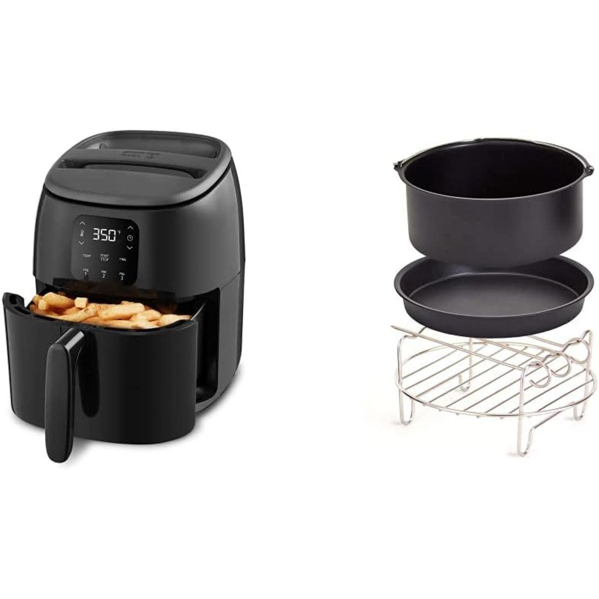 DASH - Freidora de aire DASH Tasti-Crisp con tecnología AirCrisp