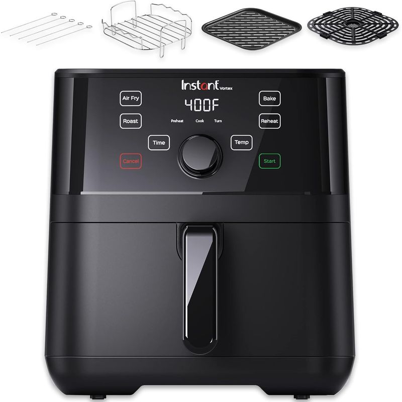 INSTANT POT - Freidora de aire Instant Pot Vortex 57QT 4 en 1 con accesorios