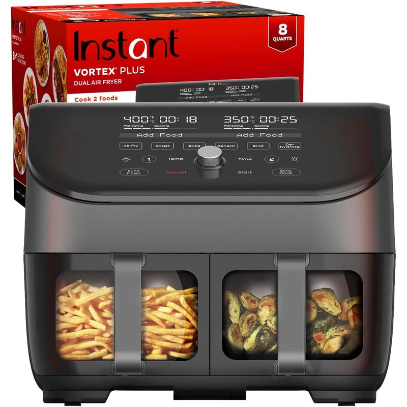INSTANT POT - Freidora de aire Instant Pot Vortex Plus XL 8QT 8 en 1