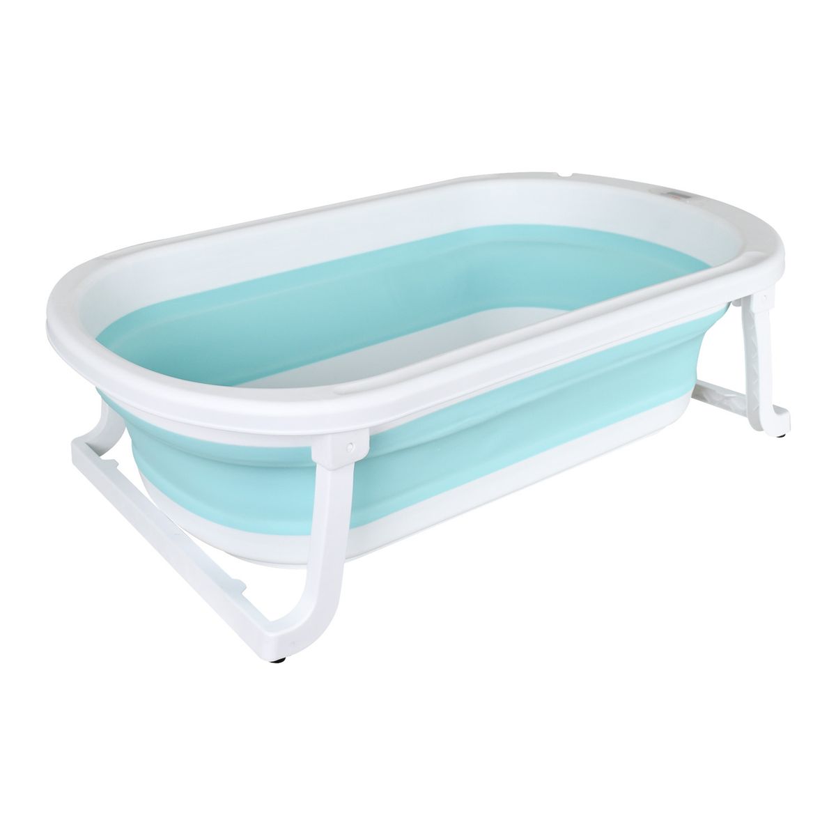 HAPPY BABY - Bañera Plegable con alzador Wanda Happy Baby Azul