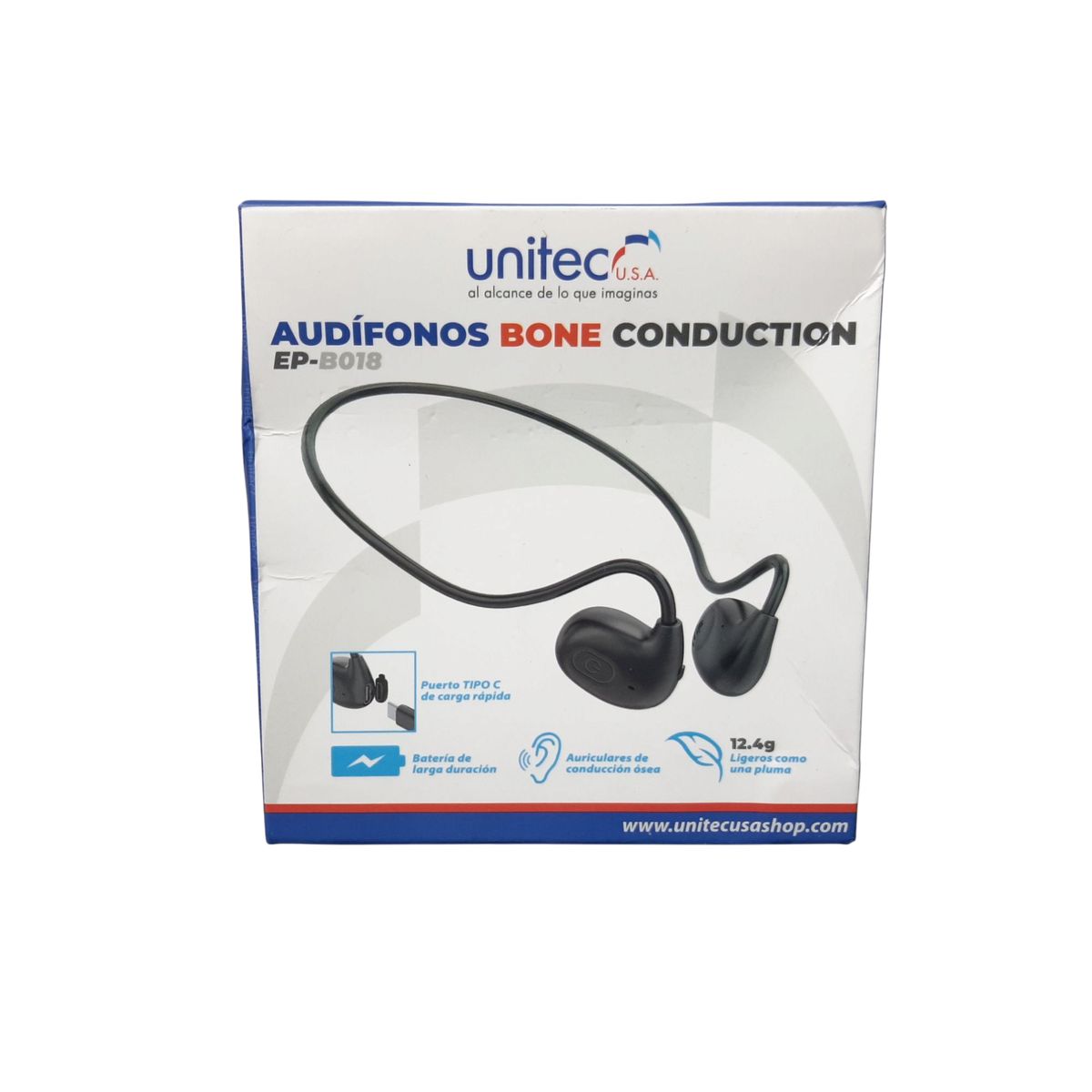 UNITEC - Auriculares Audifonos Bluetooth Deportivos Conducción Ósea