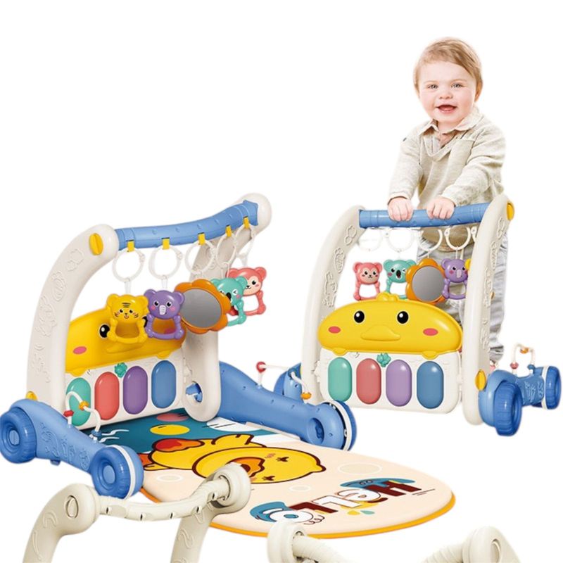 MULTIPLACE COLOMBIA - Gimnasio Andadera y movil 3en1 para bebes Importado Azul