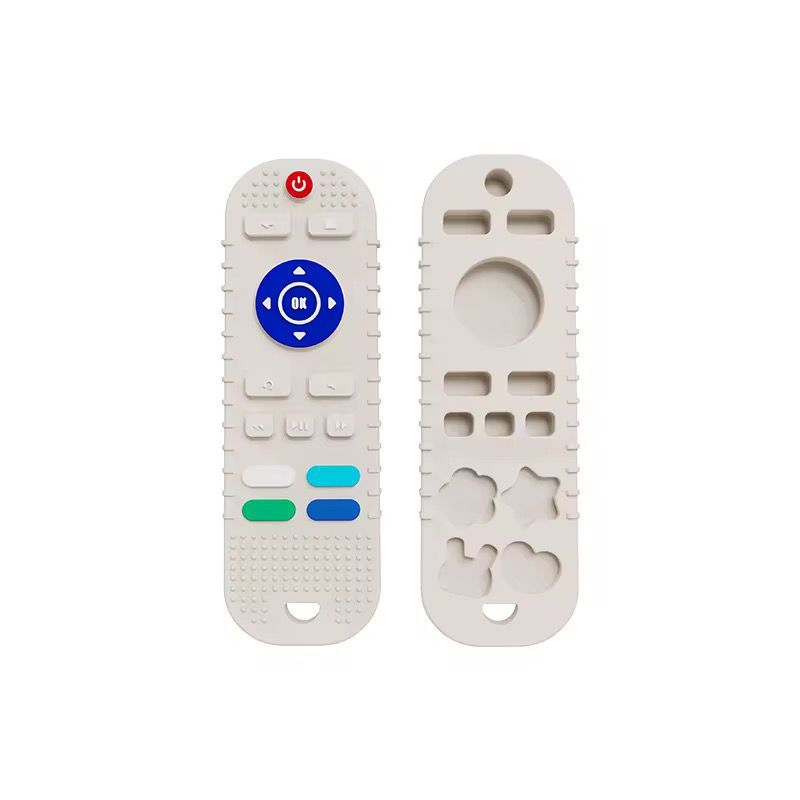 GENERICO - Mordedor Rasca Encías Sensorial Control Remoto Blanco