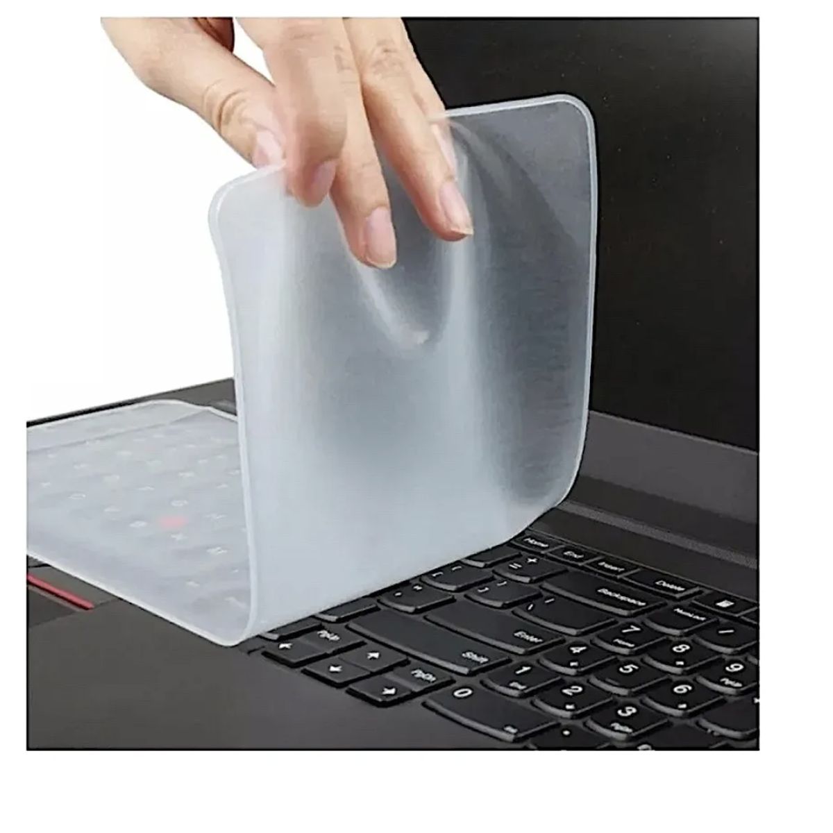 GENERICO - Protector De Teclado En Silicona Transparente De 15 Universal