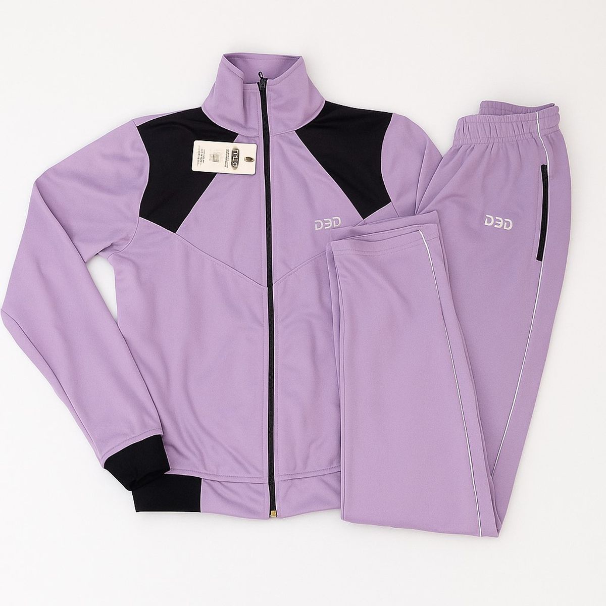 MODA EN CIRCUITO - Conjunto Deportivo o Sudadera para Mujer en Vioto Sin Capota