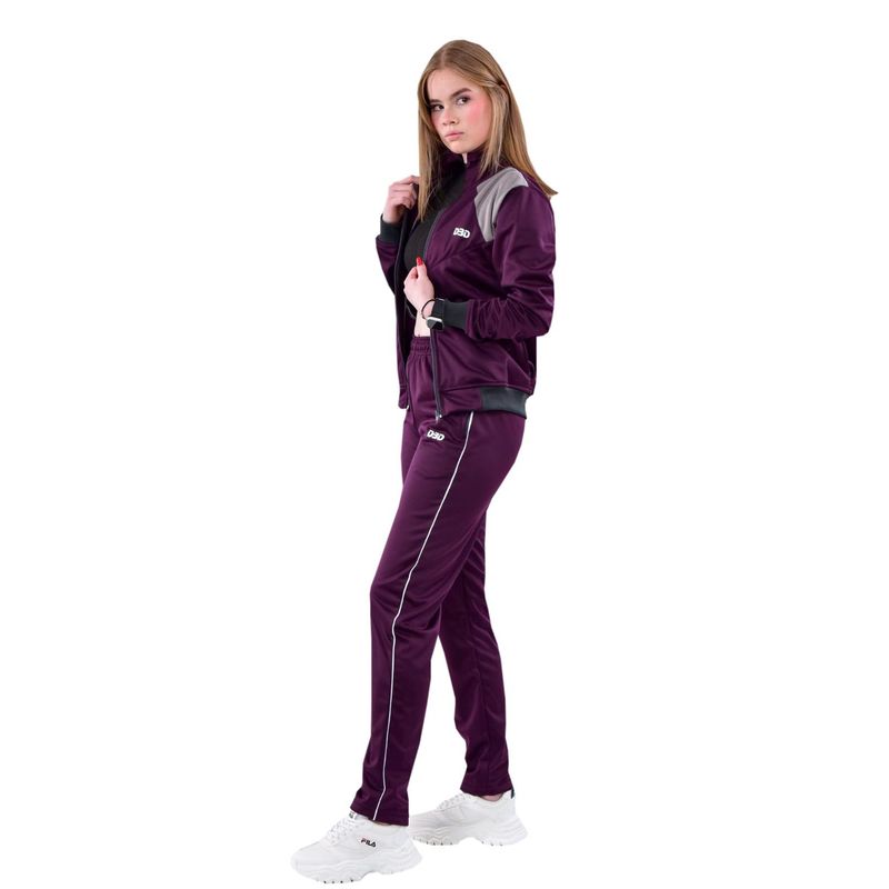 MODA EN CIRCUITO - Conjunto Deportivo o Sudadera para Mujer en Vioto Sin Capota.