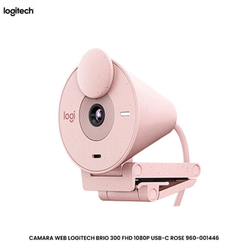 LOGITECH - CAMARA WEB LOGITECH BRIO 300 -  FHD 1080P - 2MP