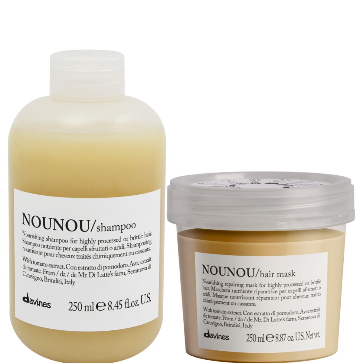 DAVINES - Shamp + Masc NouNou Davines x 250 ml