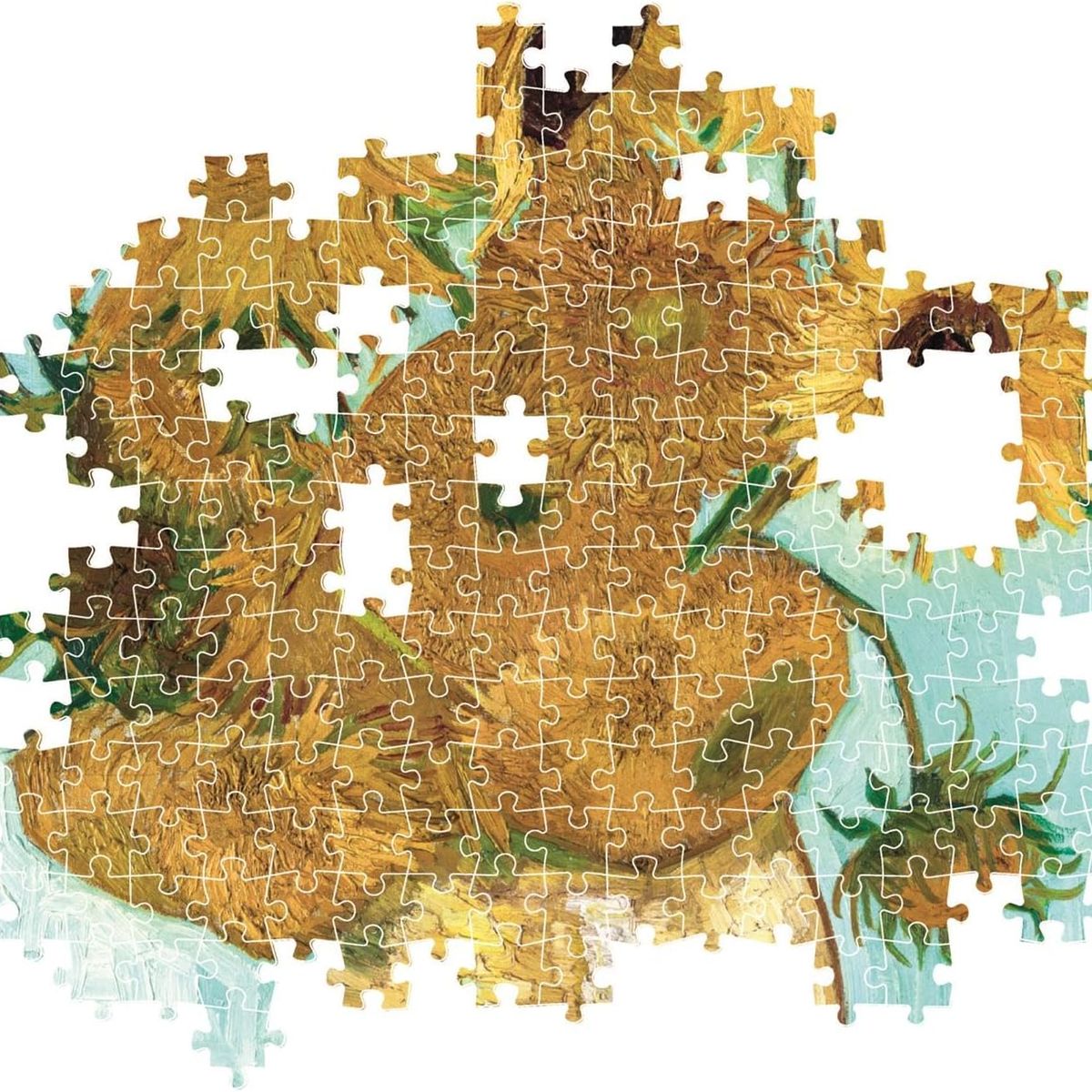 CLEMENTONI - Rompecabezas 1000 Piezas Arte Girasoles Van Gogh Clementoni