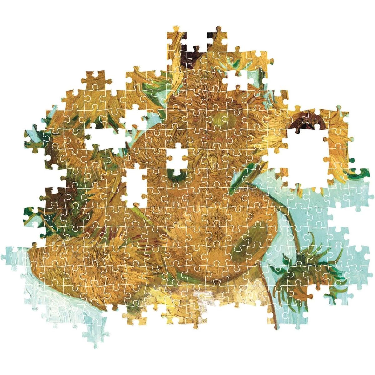 CLEMENTONI - Rompecabezas 1000 Piezas Arte Girasoles Van Gogh Clementoni
